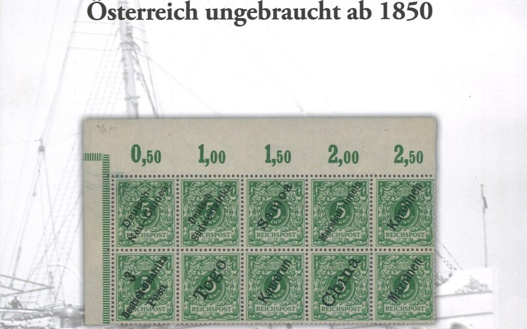 NEU ERSCHIENEN: Edition Spéciale: Deutschland ungebraucht ab 1849. Österreich ungebraucht ab 1850. Die Sammlung des „American“ Bruce Wright