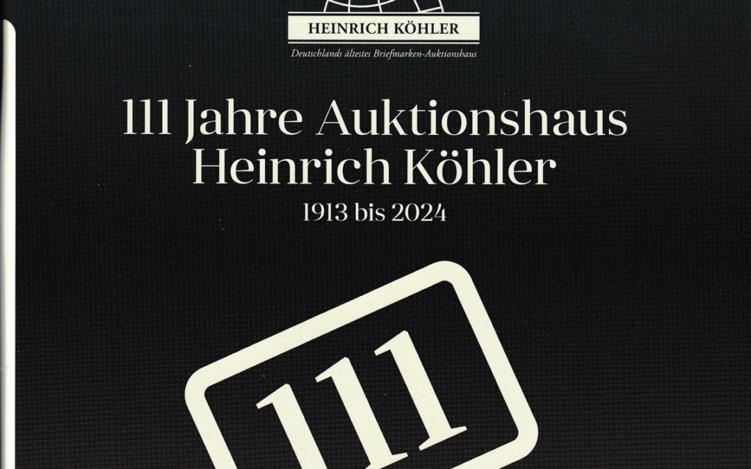 Faszinierendes Firmenporträt: 111 Jahre Auktionshaus Heinrich Köhler