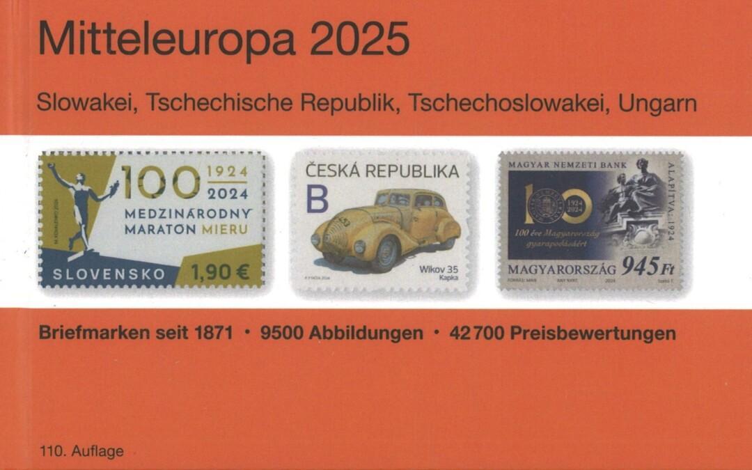 NEW RELEASE: MICHEL Central Europe 2025 (Volume 2 of the Europe Catalogue Series)