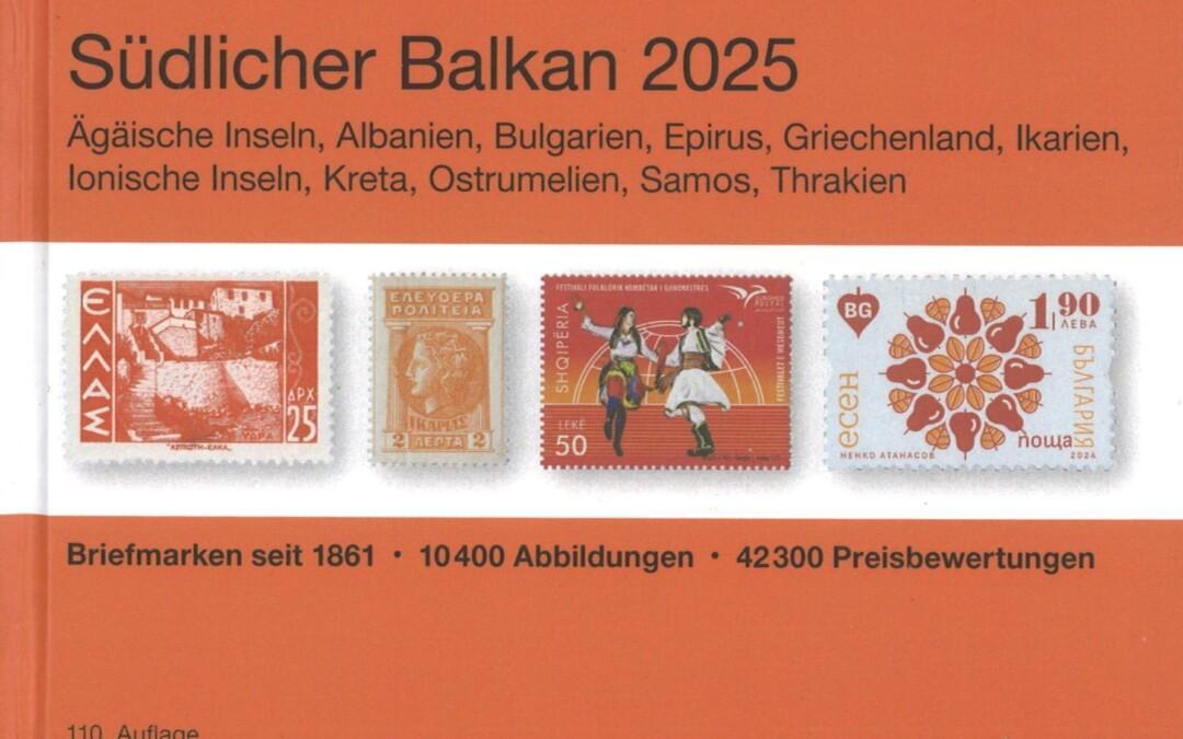 NEW RELEASE: MICHEL Europe Catalogue Volume 7: Southern Balkans 2025