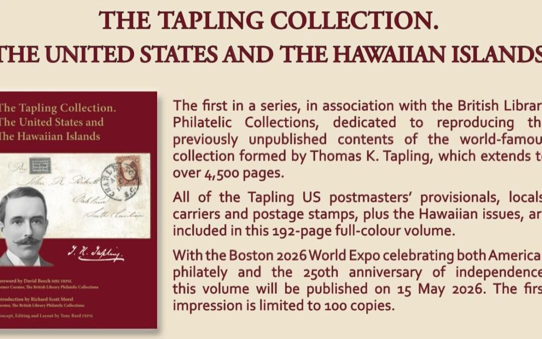 New Book: The Tapling Collection: The United States and The Hawaiian Islands