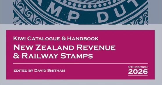 New Book: New Zealand Revenue & Railway Stamps