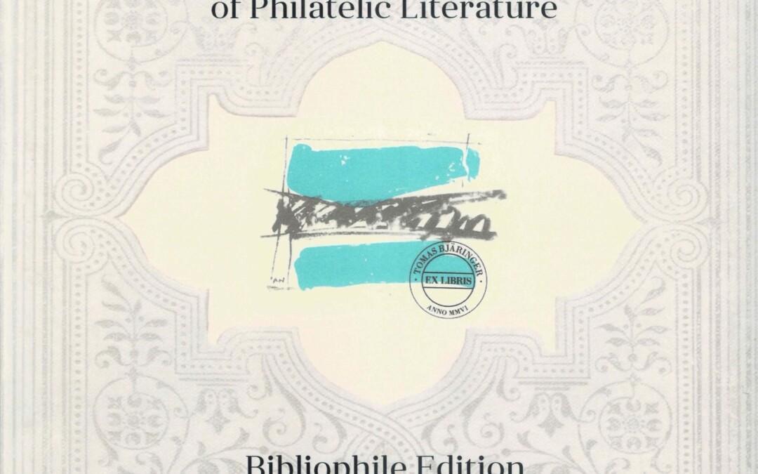 Bibliophile Edition of the Auction Catalogue of “The “PARIS” Library of Philatelic Literature”
