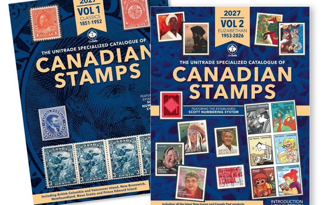 New Release: 2027 Unitrade Specialized Catalogue of Canadian Stamps